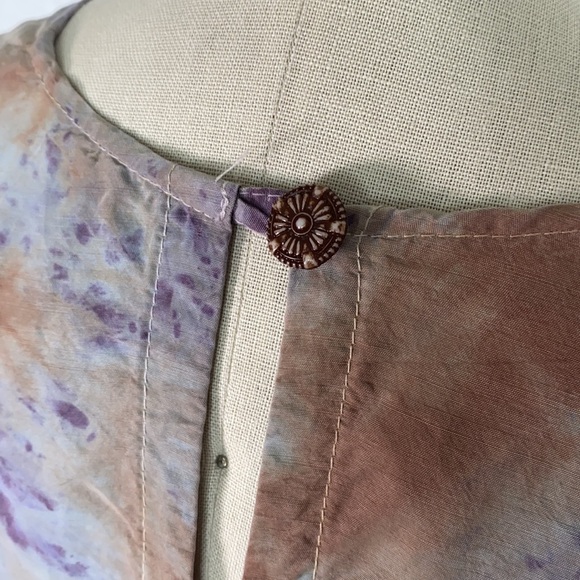 URU URU tie dye boho top M L - Picture 7 of 9